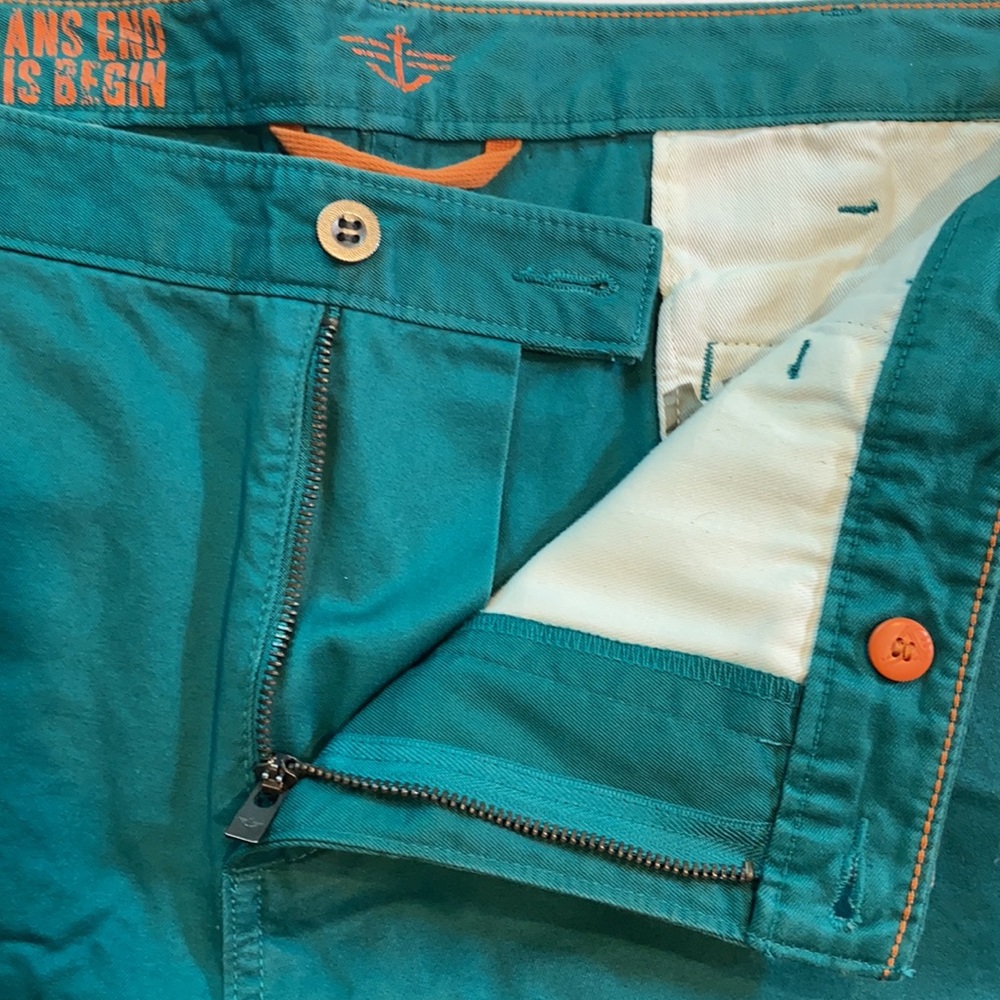 Dockers Alpha Slim Size 40 x 34 Slim Tapered Fit 100% Cotton Khaki Jeans New - Picture 6 of 14